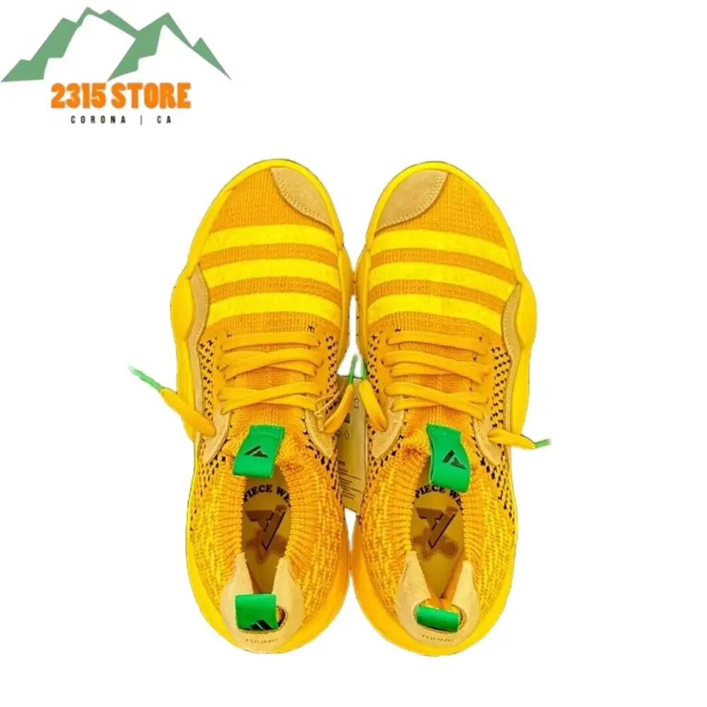 Adidas Trae Young 2 Hazy Yellow‎ Basketball Shoes Low Top Men's Size 8 IG4793